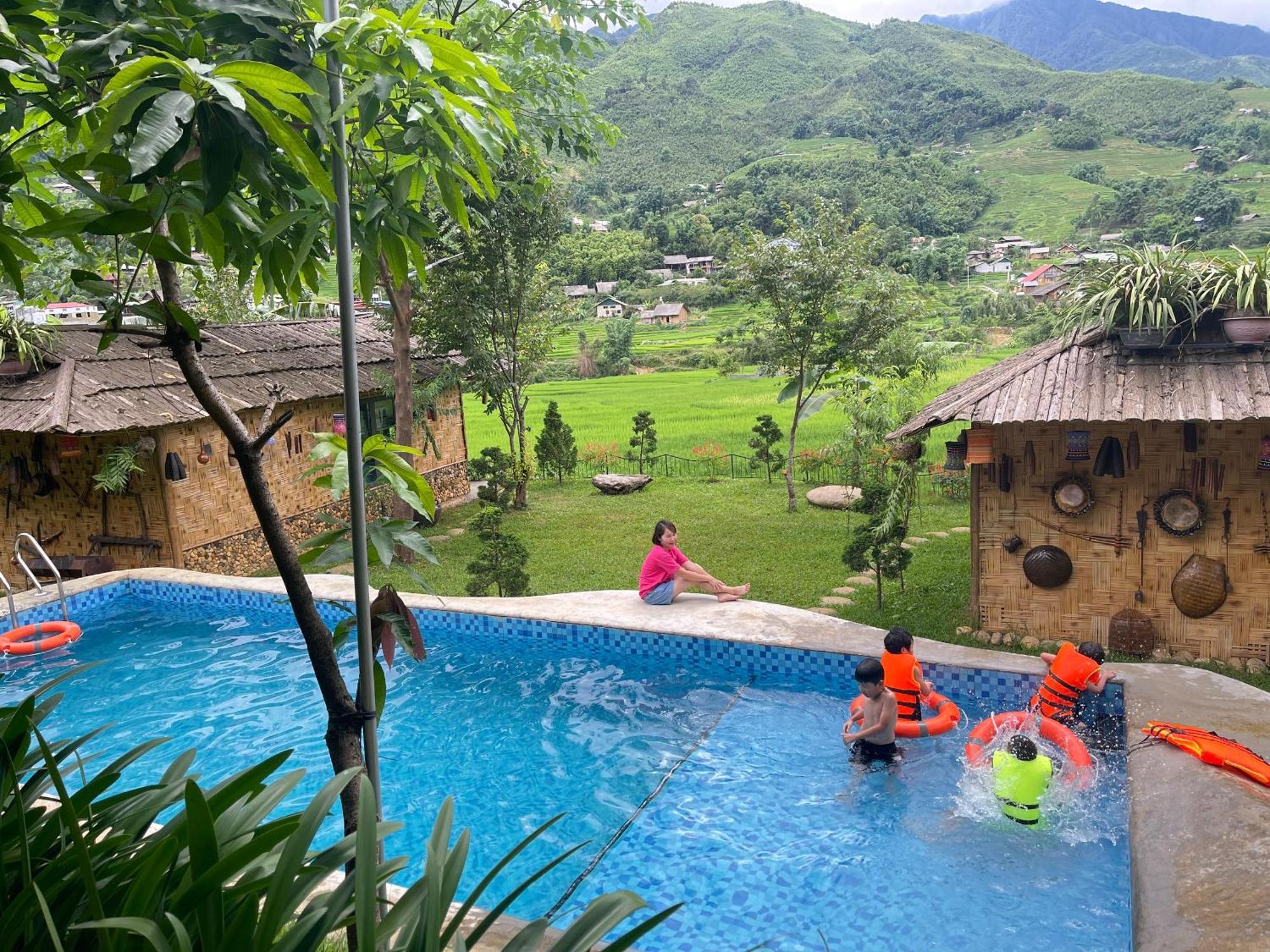 Гостевой дом Sapa Bamboo Eco Экстерьер фото