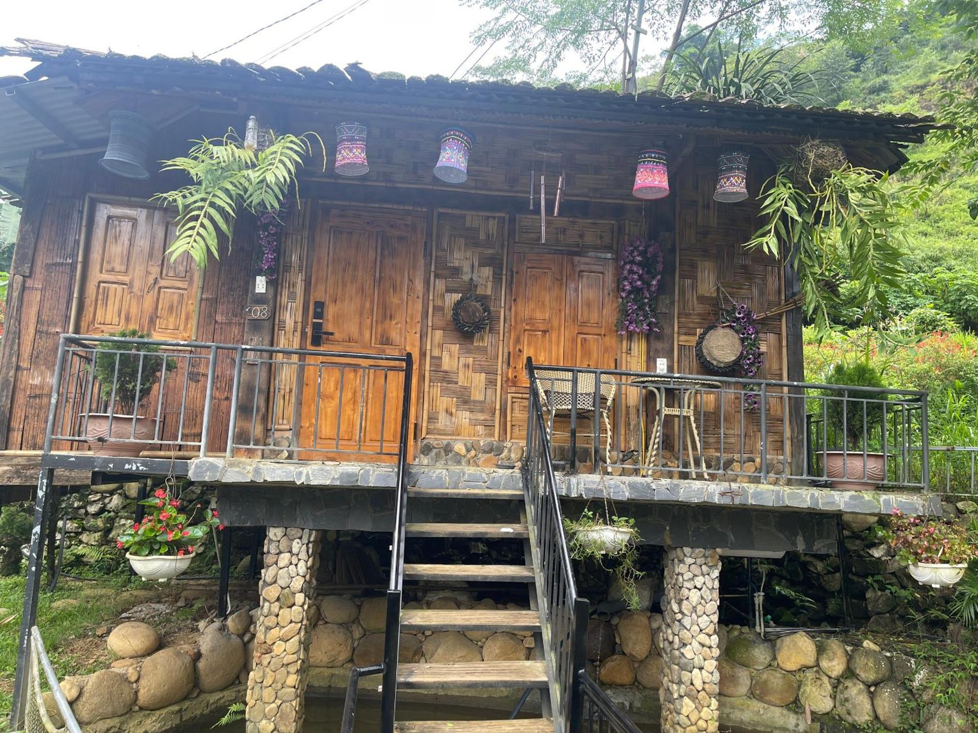 Гостевой дом Sapa Bamboo Eco Экстерьер фото